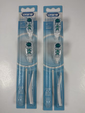 Lot of 2 Pks Oral-B Deep Clean Replacement Brush Heads Quick Release Tool