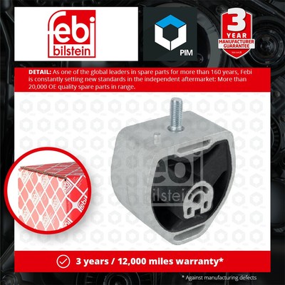 Gearbox Mounting fits VW PASSAT 3B3, 3B6 2.0 Left 00 to 05 Transmission Febi New