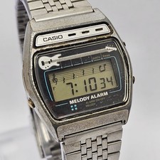 Casio Melody Alarm M621 Chronograph 408 Quartz Vintage Men  s Watch