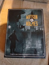 Watson and Holmes Board Game . Competitive Deduction Game