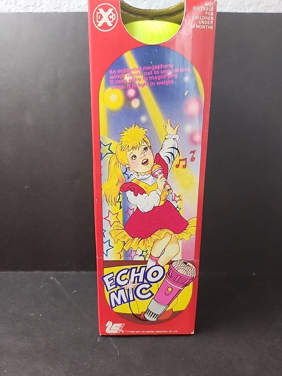 Vintage 1990 Hop Lee Echo Mic Music Toy Childs Kids Microphone