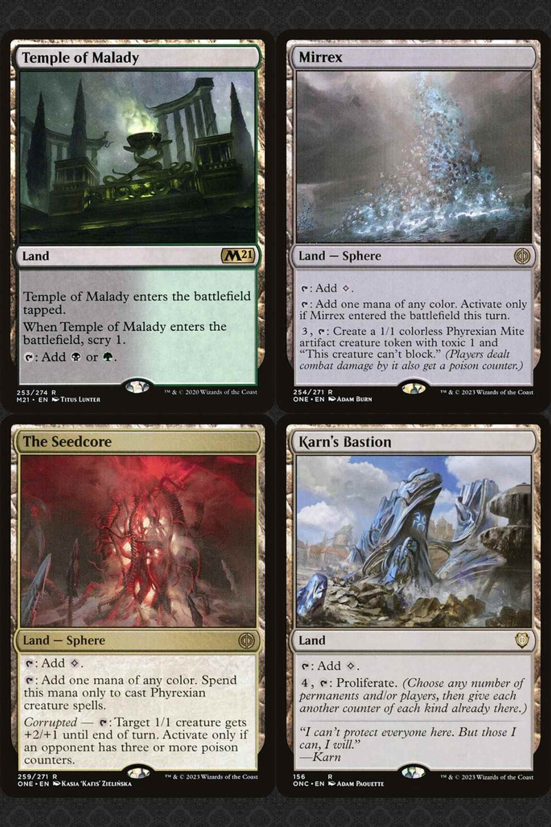 mtg ixhel scion of atraxa commander deck Atraxa, Praetor's Voice PROLIFERATE COUNTERS POISON Magic MTG Custom C –  CommanderComplete