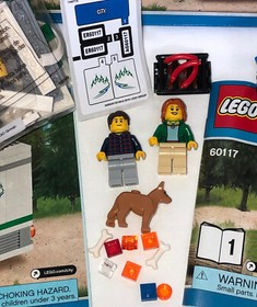 LEGO City 60117 Van & Caravan - with Minifigs and Manuals