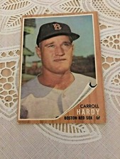 VINTAGE 1962 TOPPS CARROLL HARDY #101 EX OLD BOSTON RED SOX