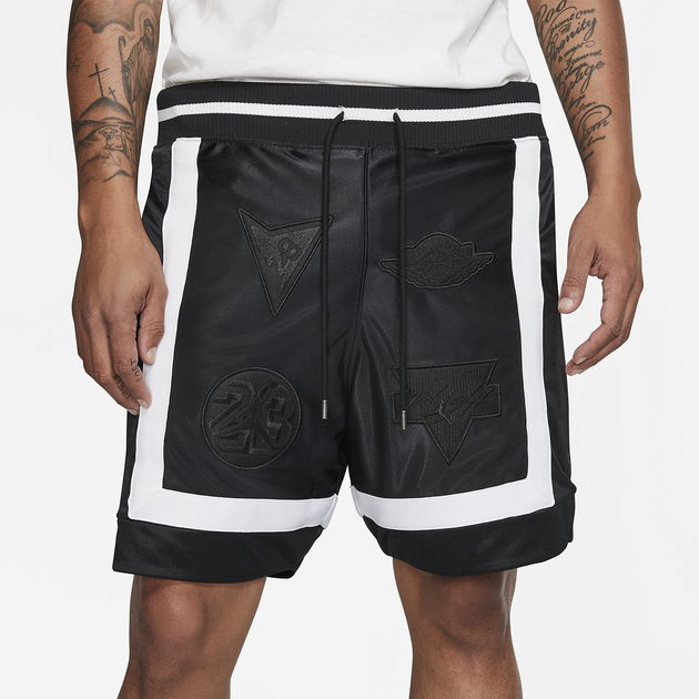 $100 Nike Air Jordan Sport DNA Diamond Basketball Black Shorts
