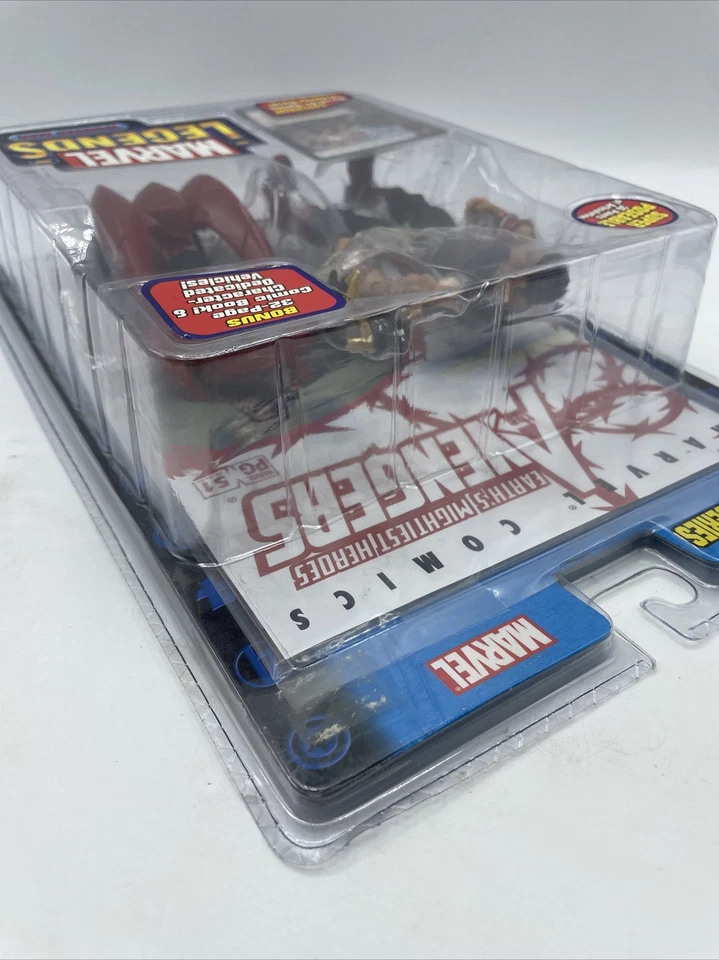 Marvel Legends: Wonder Man 2005 con cómic -- Legendary Rider Series Foto 3 de 4