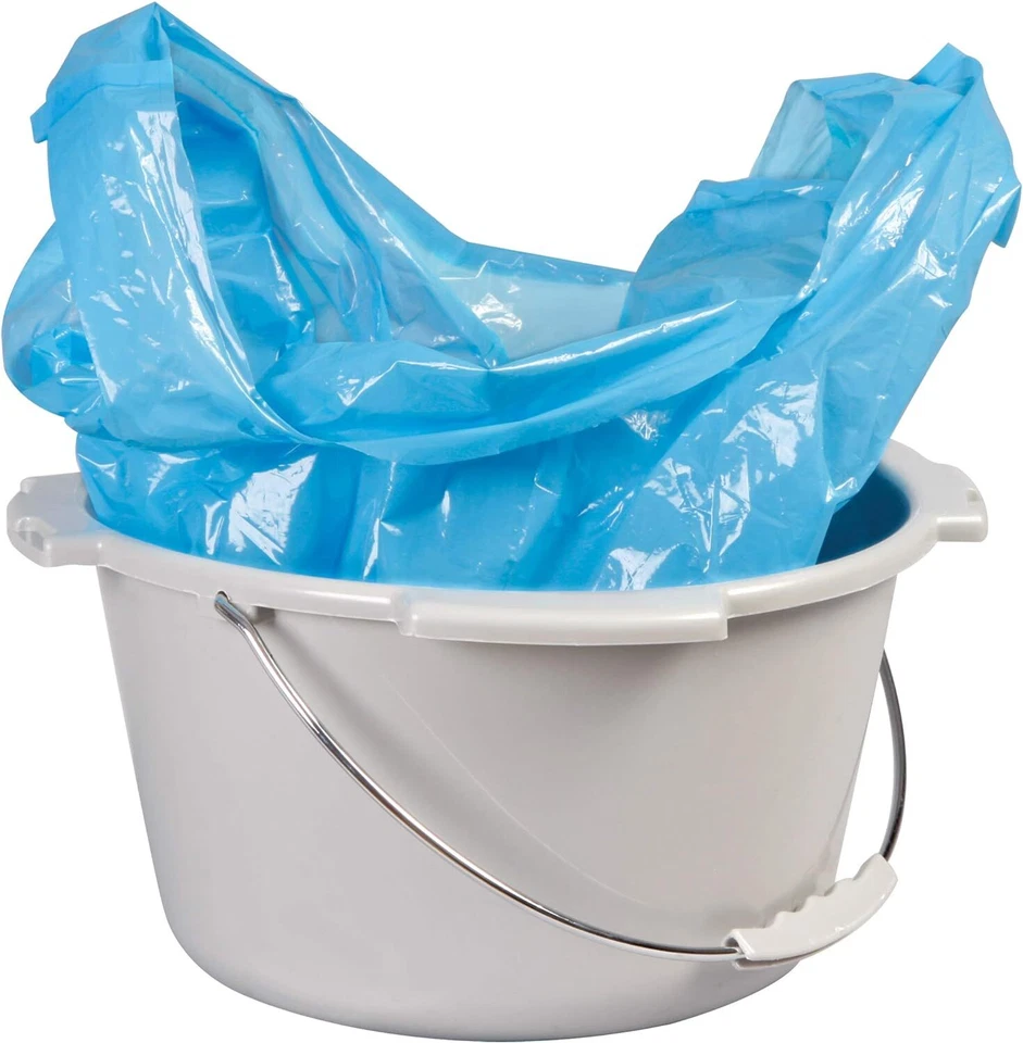 Carex Commode Liners Holds 2 Quarts Liquid, 5 Packs of 7 liners, 35 Count - Image 3 of 4