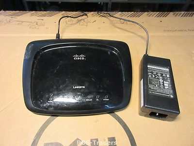 CISCO Linksys WAG120N Wireless-N Home ADSL2+ Modem Router Annex B INCL PSU