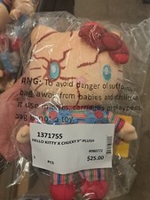 Hello Kitty Chucky Plush Brand New In The Wra...