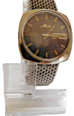 MIDO OCEAN STAR DATE & DAY AUTO RUNNING. ORIGINAL BAND, CROWN.
