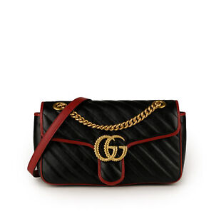 gucci red marmont bag small