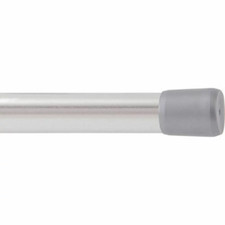5/8" Chrome Adjustable Spring Tension Curtain Rod, 28-48"