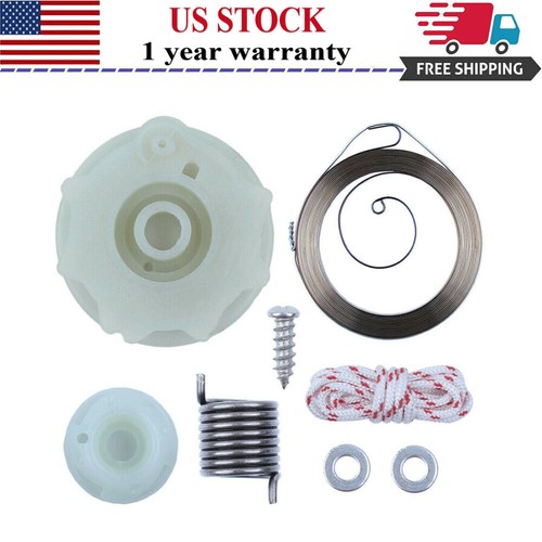 Kit Avviamento Motosega Poulan - Molla Puleggia E Fune Di Strappo Per PP4218, PP4620AV, PPB4018 E Modelli Compatibili - Foto 8