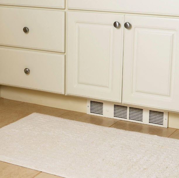 KICK SPACE HEATER Under Cabinet - Electric - 120V - 1 Ph - 1000 Watt -  White | eBay