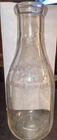 Vintage CLOVERLAND FARMS  BALTIMORE MARYLAND Quart Glass Milk Bottle  Dairy