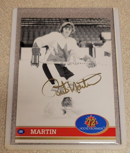 Carte De Hockey Canada Cup 1976 Authentique Rogatien Vachon - Avec Autographe Et Pièce Certifiée PSA