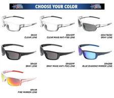 MCR Safety Swagger SR4 Safety Glasses Sunglasses Multiple Options ANSI Z87