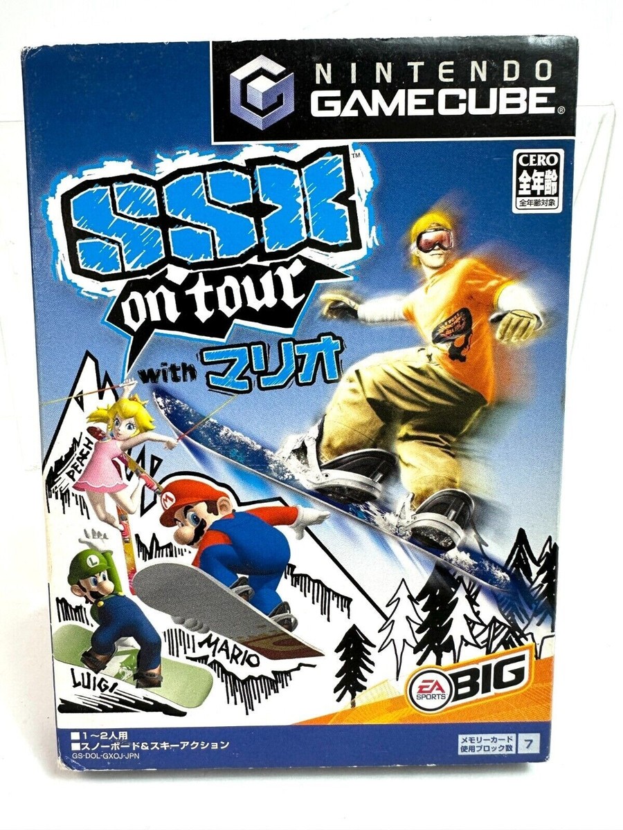 SSX On Tour with Mario GameCube Japan Ver Tested Rare Nintendo