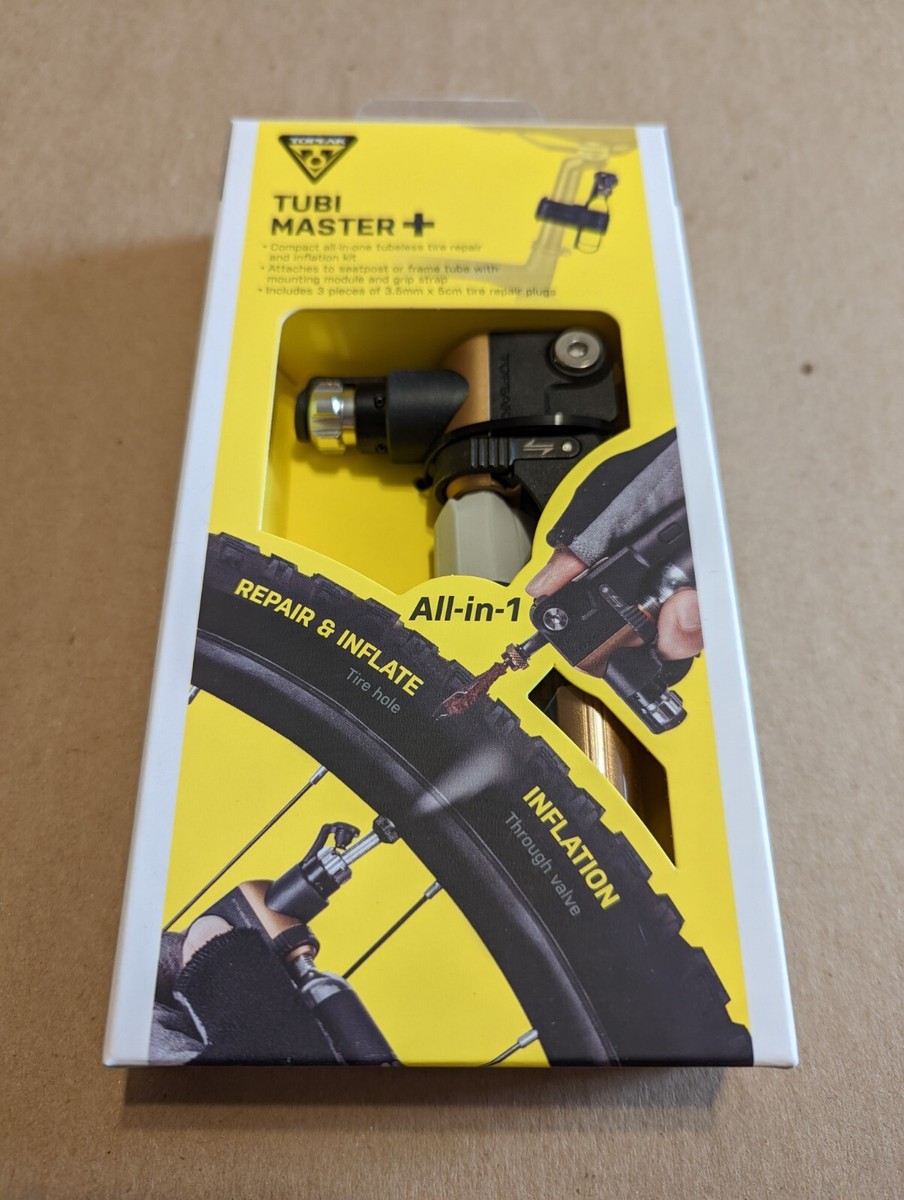 Topeak Tubi Master Compact All in one Tubeless tire repair and inflation  kit