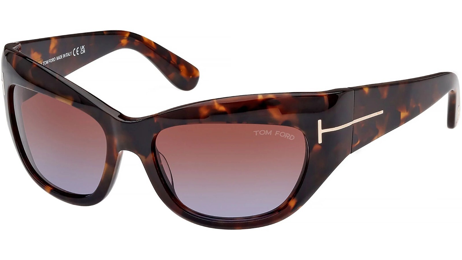 Солнцезащитные очки Tom Ford BRIANNA Havana Brown Gradient Brown FT1065 52F 55-17-125 31890₽