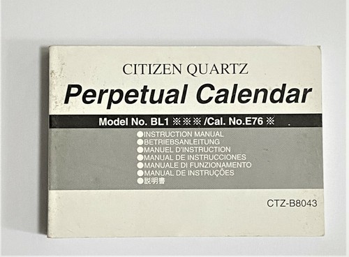 Official Citizen Quartz Perpetual 