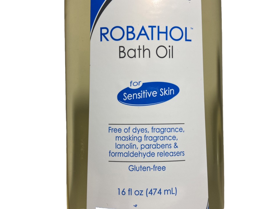 Vanicream Robathol Bath Oil For Sensitive Skin 16 fl oz Cottonseed Oil