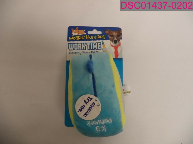 Workin Like a Dog-Squeaky Plush Dog Toy Work Time Mouse-K9 Petwork | eBay