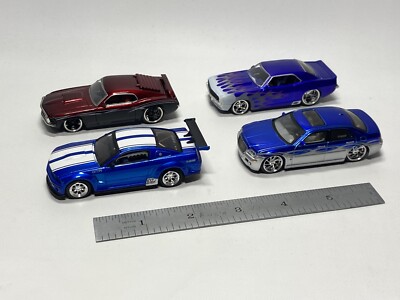 JADA TOYS INC. - 4 Car Mixed Lot - Dub City - Big Time Muscle