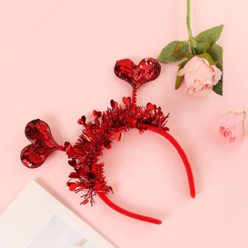 Heart Headband Valentine's Day Hair Accessories for Women Party Outfits Cute ... - Picture 6 of 6