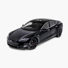 Tesla Diecast 1 18 Scale Model S P100d Silver For Sale