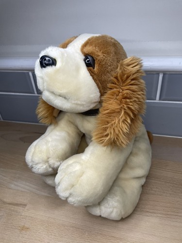 Keel Toys Simply Soft Sammlung Spaniel Stofftier. 14 Zoll Hund Welpe großer Springer