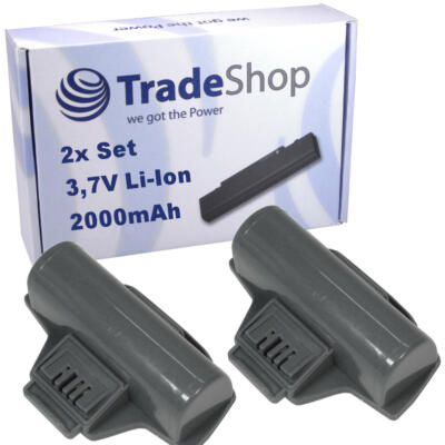 2x Akku 2000mAh 3,7V Li-Ion für Kärcher WV2 Premium, WV6, WV6 Plus, WV Classic