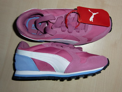 Puma, ST Runner NL Jr, Size 32, Mauve-White-Marina Blue, 35877007, NIB
