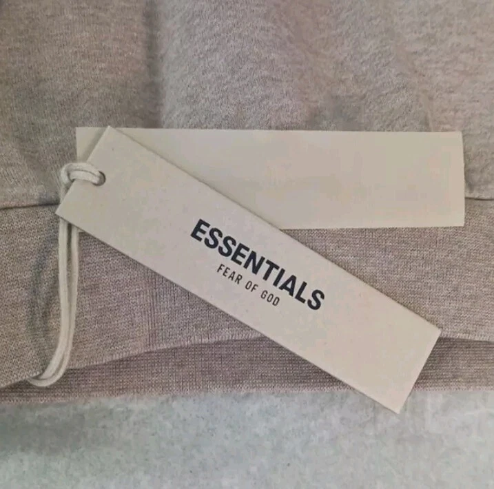 FEAR OF GOD Maglietta in jersey misto cotone applicato logo PAURA DI DIO ESSENTIALS KIDS anni 8 grigio