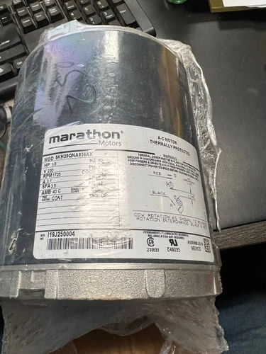 MARATHON MOTORS A/C Motor Model 5KH39QNA936AX- 1/3HP-230V-Phase 1 - New open box