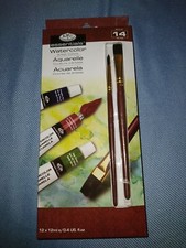 essentials TM Watercolor Paints 12ml 12/Pkg-Assorted Colors -WA12 14 pcs