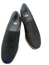 Dr Scholl's Black Faux Suede Sustainable Slip-on Comfort 8.5 M