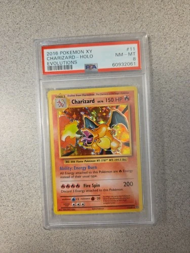 Charizard 11/108 Evolutions Holo - PSA 8