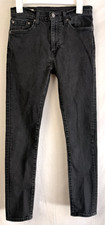 Levi's 510 Skinny Jeans Black Men's Size 31x30 Red Tab Excellent Used Condition 
