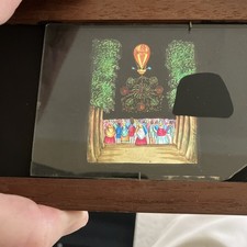 Charles Green Balloon Antique Mechanical Magic Lantern Slip Slide 1890 (6)