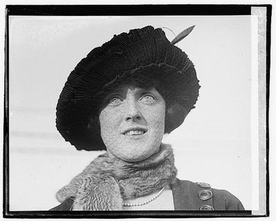 Photo:Miss Jesse Milliken Portrait 1920 Woman in Hat Veil