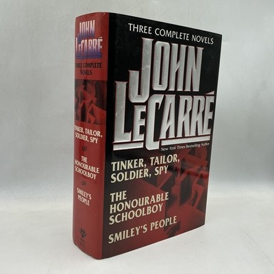 Three Complete Novels John Le Carré Wing Books Red HC DJ 1995 Thriller