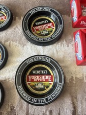 Webster's Yorkshire Bitter Plastic Pub Ash Tray Vintage Collectible plastice
