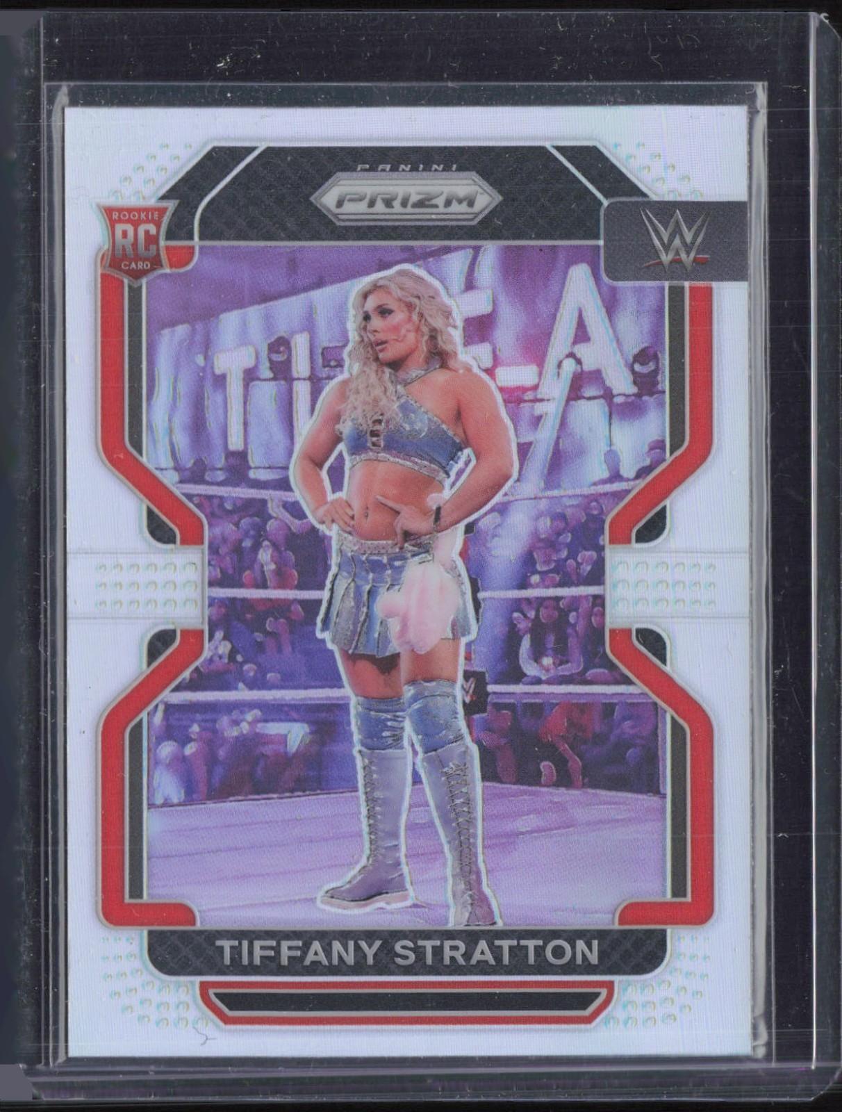 2022 Panini Prizm WWE Silver #104 Tiffany Stratton RC Rookie #2