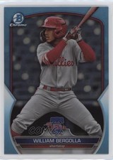 2023 Bowman Draft Chrome Sky Blue Refractor William Bergolla #BDC-64 11s9