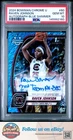 2024 Bowman Chrome University #LST- Raven Johnson Autograph-Blue Shimmer PSA 10