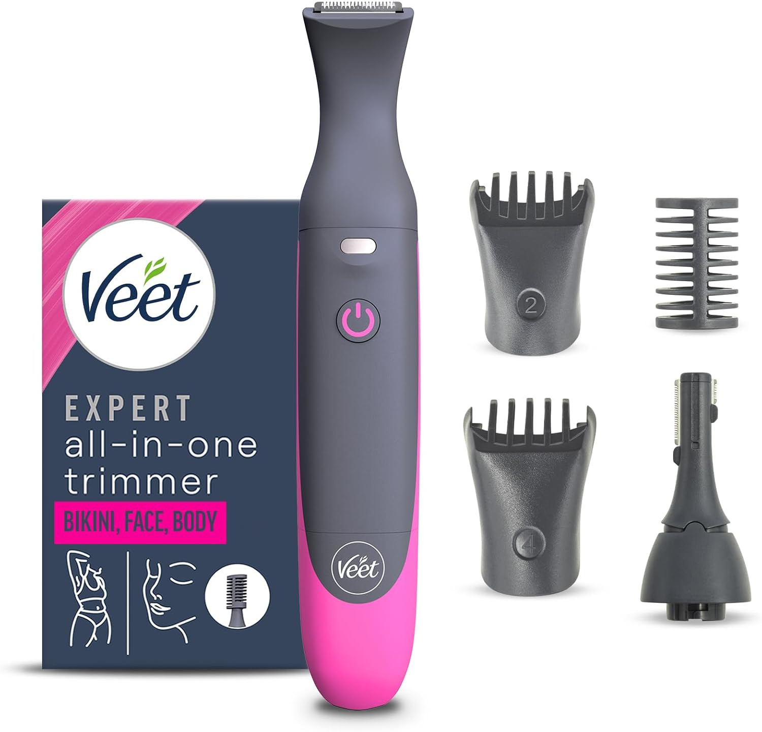 Trimmer Donna Expert All-In-One: Precisione per Viso e Parti Intime