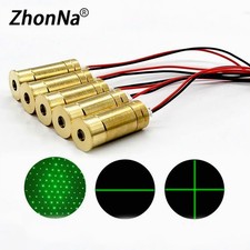 532nm 45mW Green Laser Module DC3-5V Horizontal Cross 