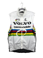 Cannondale Volvo Factory Racing World Champion Rainbow Sleeveless Jersey Sz Xl