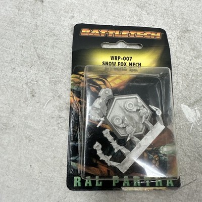 Ral Partha BattleTech Miniature WRP-007 Snow fox  Mech NIB